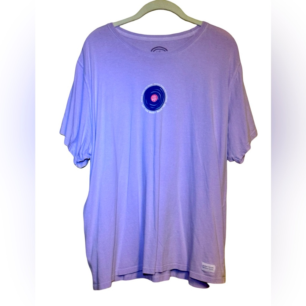 Life is Good Record Tee